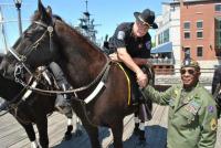 Sheriff Tim Howard takes part in the first day of the 53rd annual Western New York Armed Forces Week