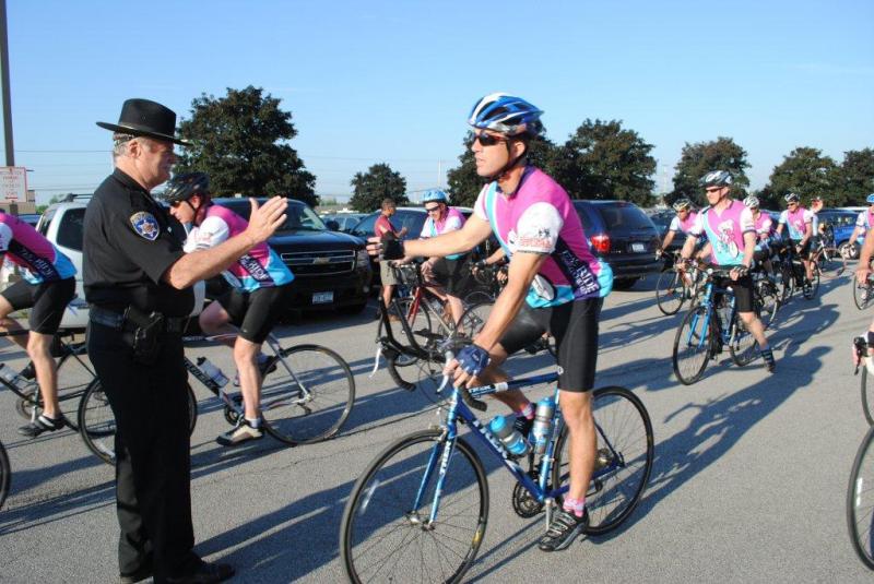 Sheriff Howard at the 2013 Ride for missing and exploited children