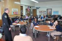 Sheriff Timothy B. Howard speaks to students at the Buffalo Academy of Science Charter School Sheriff Timothy B. Howard speaks to students at the Buffalo Academy of Science Charter School
