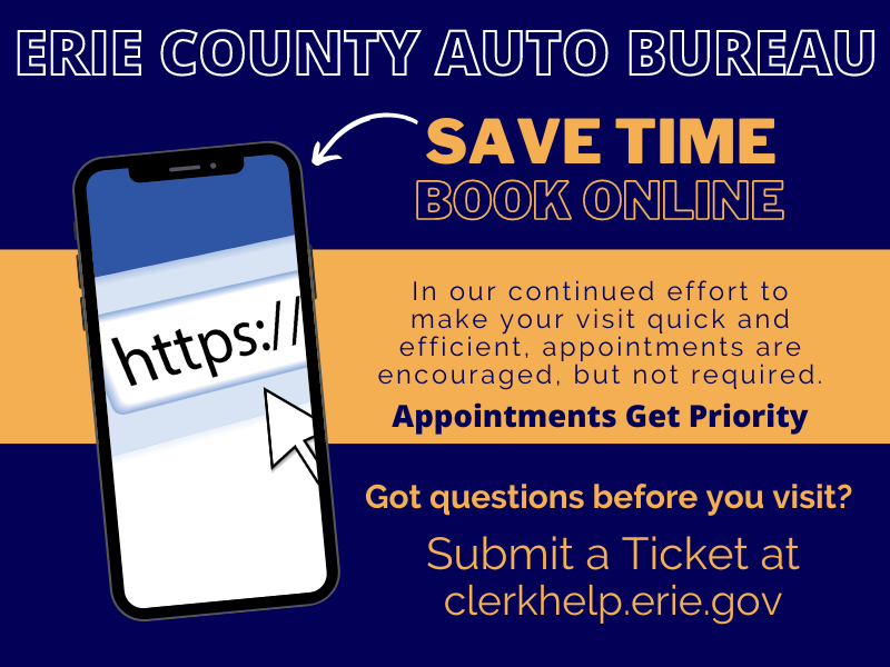 Erie County Auto Bureau - Appointments Encouraged