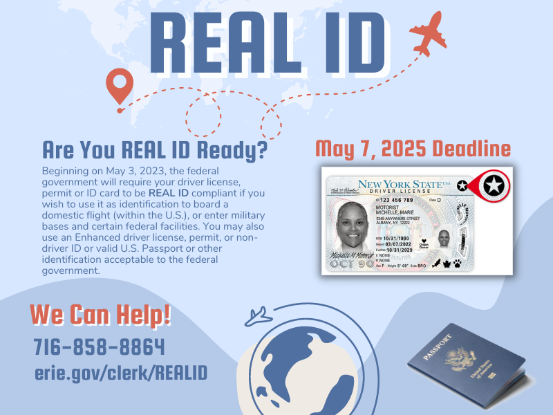 REAL ID Deadline May 7, 2025