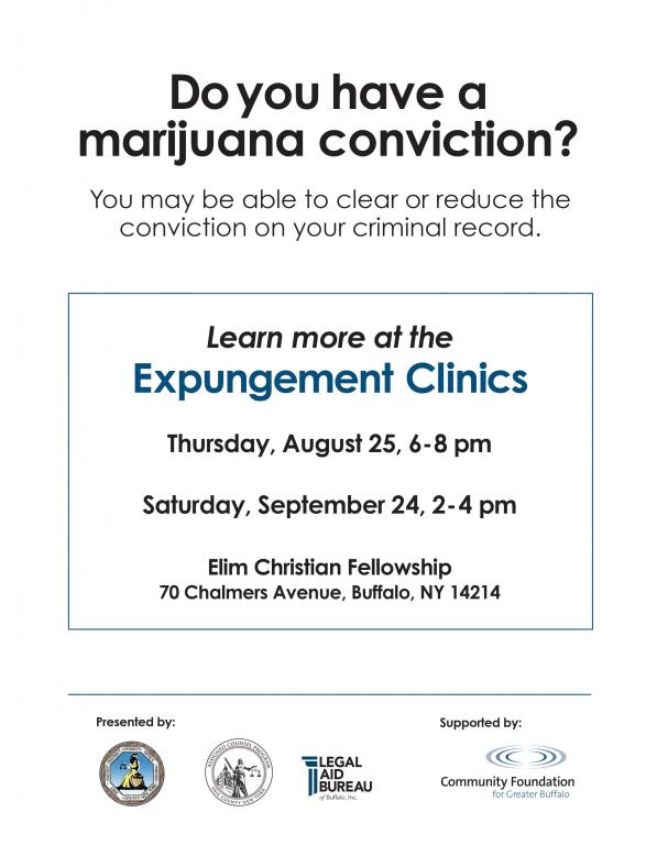 Marijuana Expungement Clinic Info 2022