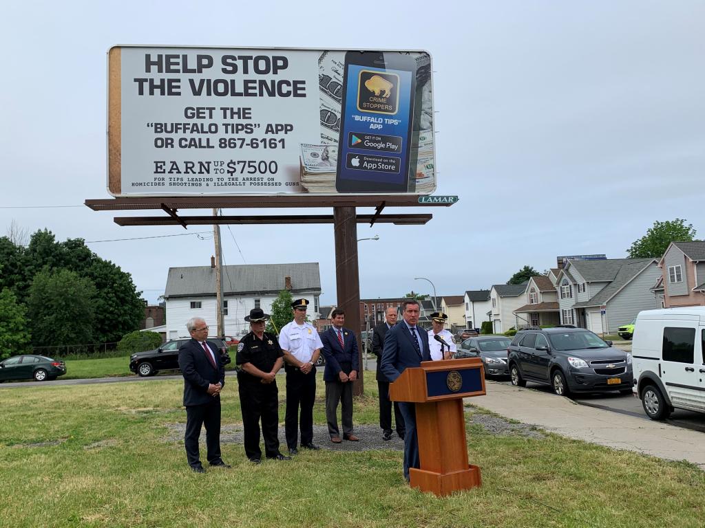 Crime Stoppers Billboard Gun Violence
