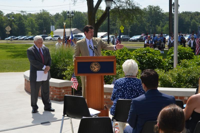 Poloncarz Speaks About Blue Star Memorial