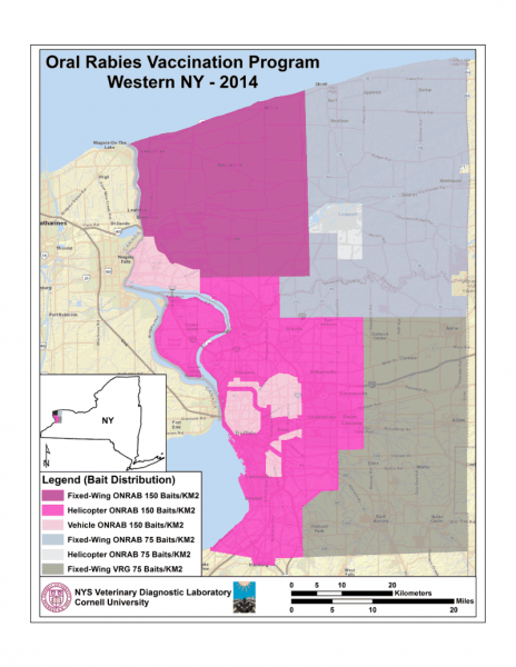 Oral Rabies Vaccine Aug2014 Map