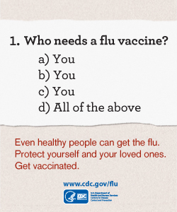 Infographic flu vaccine