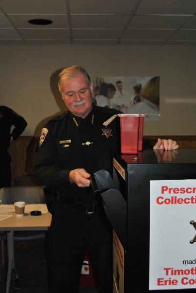 Sheriff Tim Howard announces Prescription Drug Drop Box Locations at ECMC